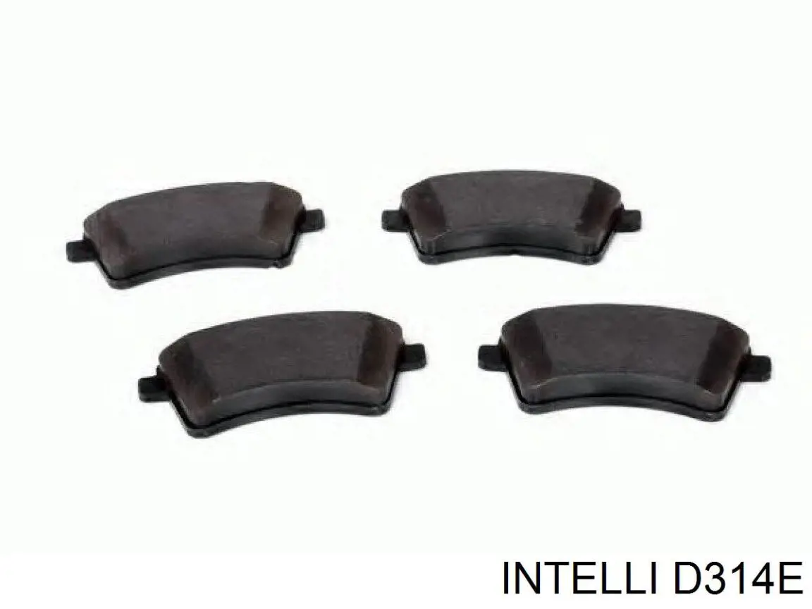 D314E Intelli Передні гальмівні колодки
