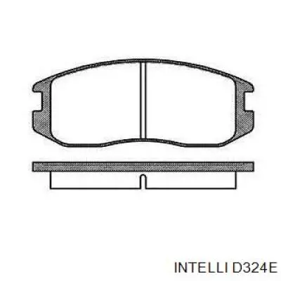 Колодки гальмівні передні, дискові D324E Intelli