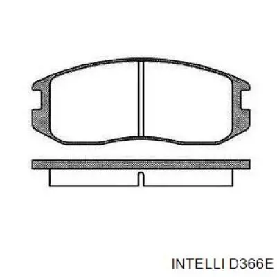 Передні тормозні колодки D366E Intelli