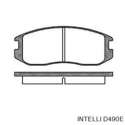 Колодки гальмові задні, дискові D490E Intelli