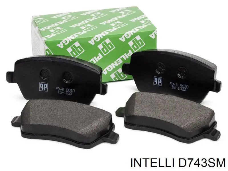 Гальмівні колодки Intelli D743SM ціна, від 13.81 USD
