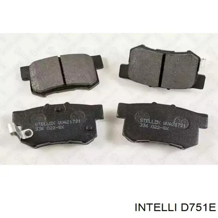 Задні гальмівні колодки Intelli D751E ціна, від 15.33 USD