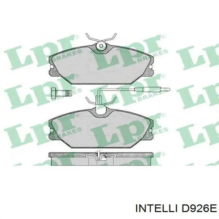 Гальмівні колодки Intelli D926E ціна, від 19.72 USD