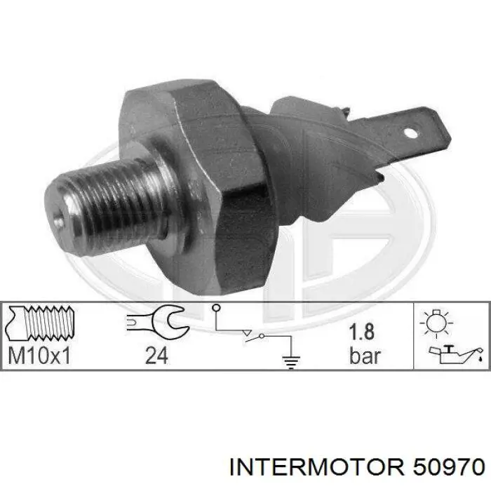 50970 Intermotor Датчик давления масла (Давление, Бар: 1,8; Цвет: Белый)