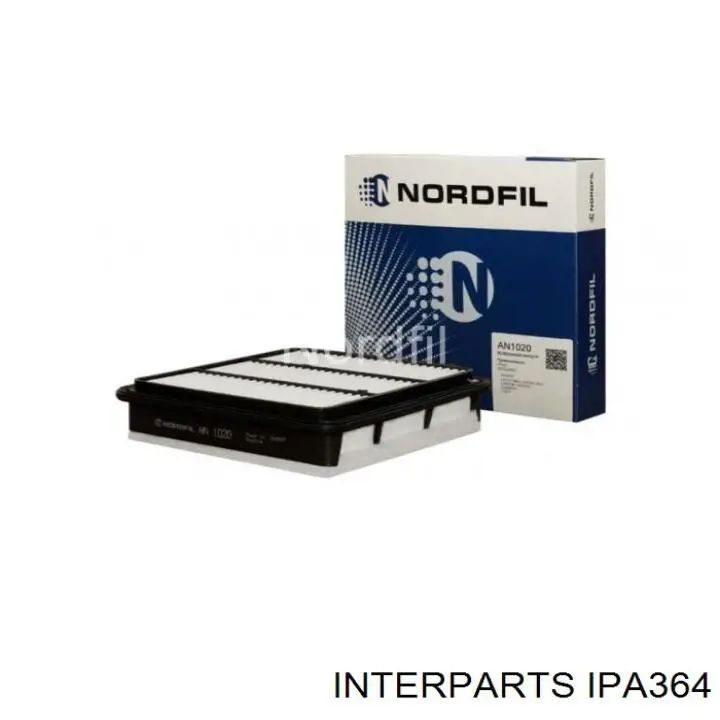 Повітряний фільтр IPA364 Interparts