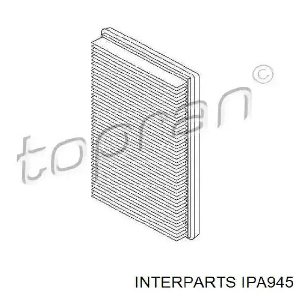 Елемент повітряного фільтра Interparts IPA945 ціна, від 4.88 USD