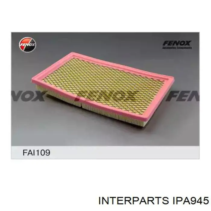 Купити IPA945 Interparts Автомобільний фільтр повітря