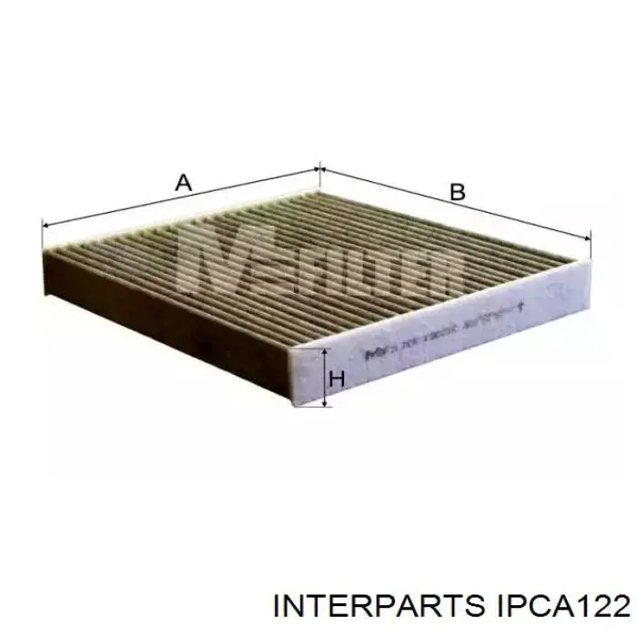 Фільтр салону IPCA122 Interparts