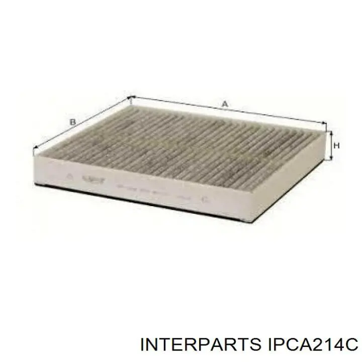 Фільтр салону IPCA214C Interparts