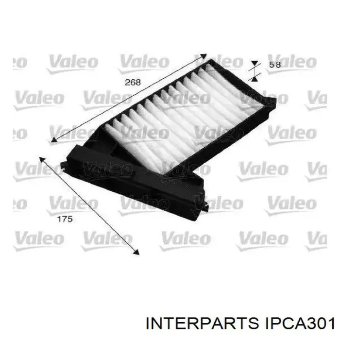 Фільтр салону IPCA301 Interparts