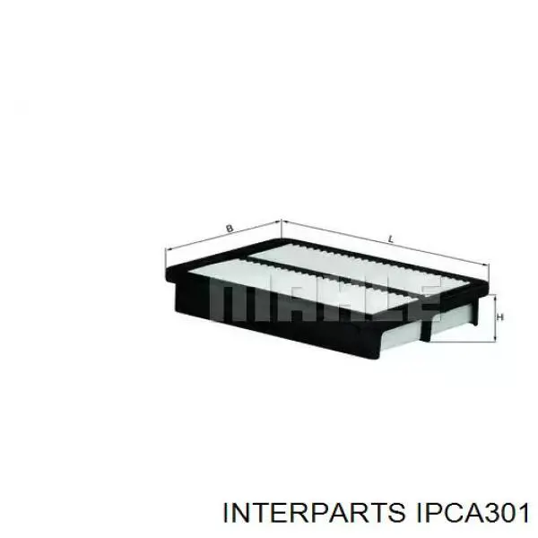 IPCA301 Interparts Внутрішньосалонний фільтр