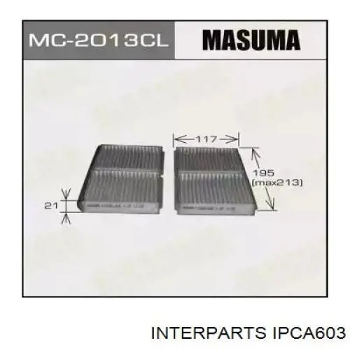 Купити IPCA603 Interparts Фільтр салону вугільний