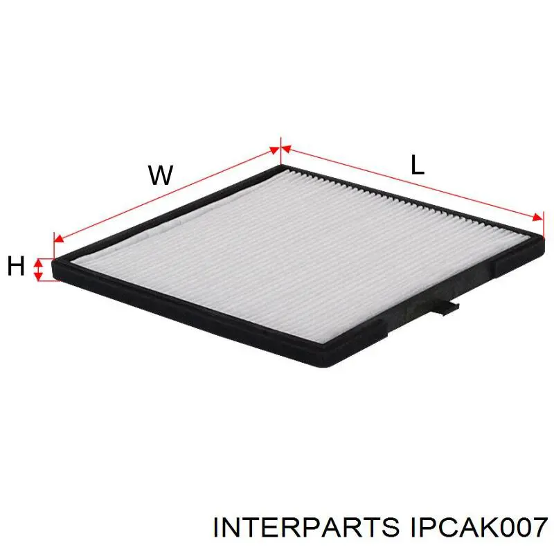 Фільтр салону IPCAK007 Interparts