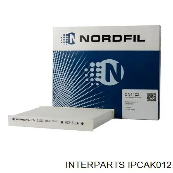 Фільтр повітряний обігрівача Interparts IPCAK012 ціна, від 3.89 USD
