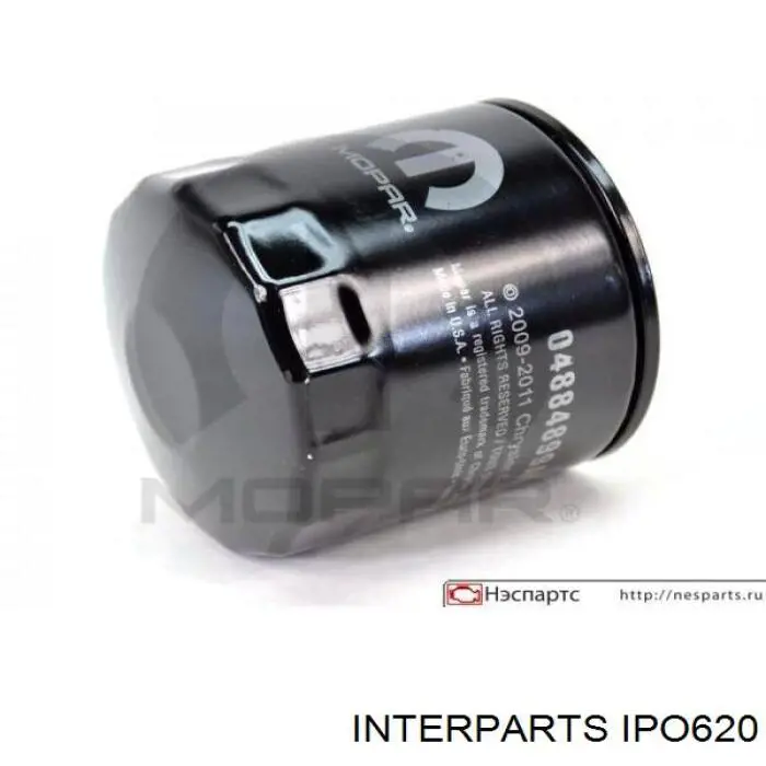Масляний фільтр двигуна Interparts IPO620 ціна, від 6.20 USD