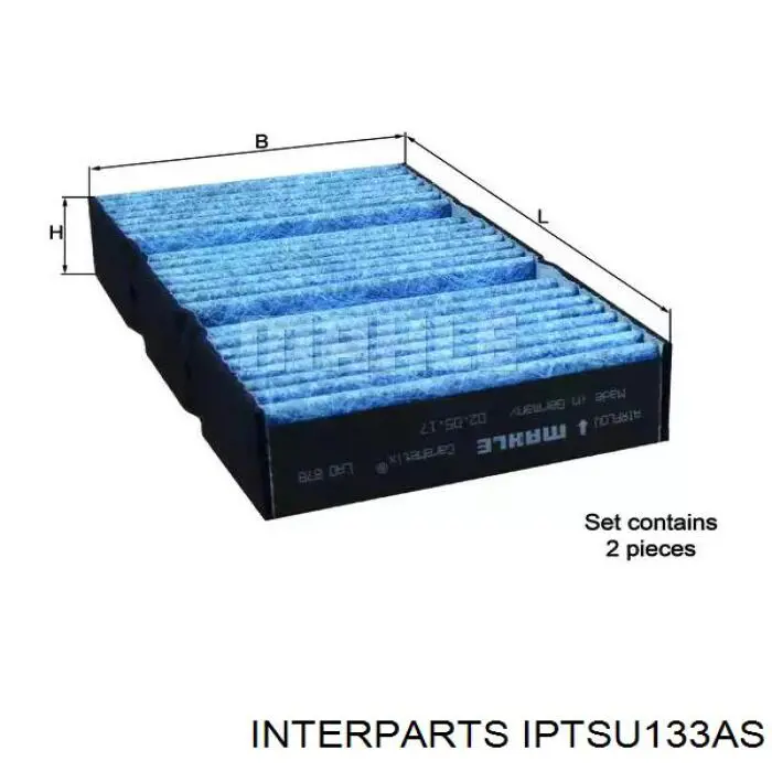 Фільтр коробки автомат Interparts IPTSU133AS ціна, від 12.91 USD