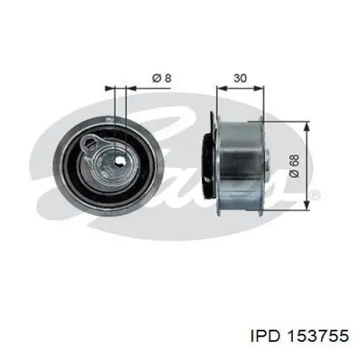 153755 IPD Ролик натягувач