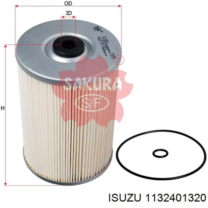 Купити 1132401320 Isuzu Фільтр очищення масла відцентровий