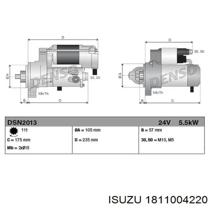  1811004220 Isuzu