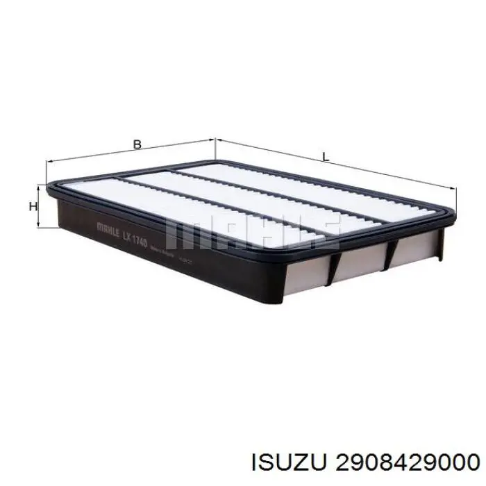 Повітряний фільтр 2908429000 Isuzu