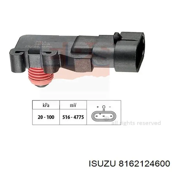 Купити 8162124600 Isuzu Датчик абсолютного тиску