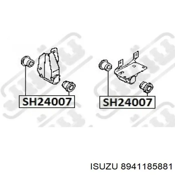 RD8971846991 Rider Сайлентблок ресори передньої