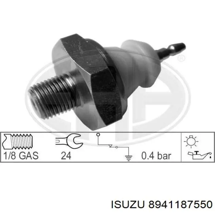 Датчик тиску масла 8941187550 Isuzu