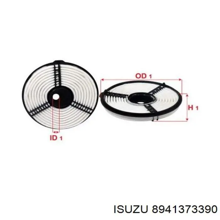 Фільтр повітряний 8941373390 Isuzu