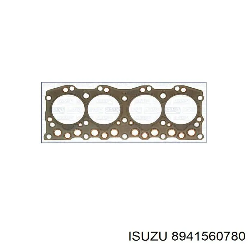 8941560780 Isuzu прокладка головки блока циліндрів (гбц)