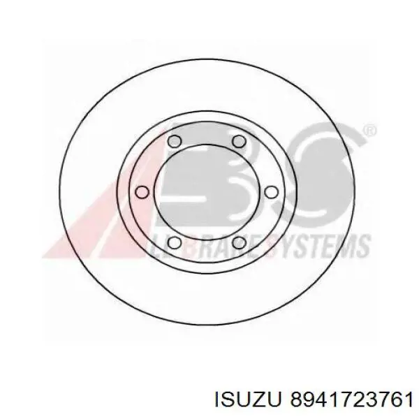 8941723761 Isuzu Гальмо дискове переднє