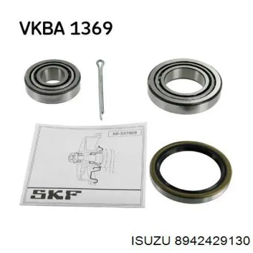 Комплект підшипник маточини передньої Isuzu 8942429130 ціна, від 10.81 USD