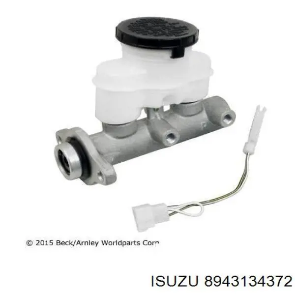 Циліндр головний гальма (Гідротормоз) Isuzu 8943134372 ціна, від 38.98 USD