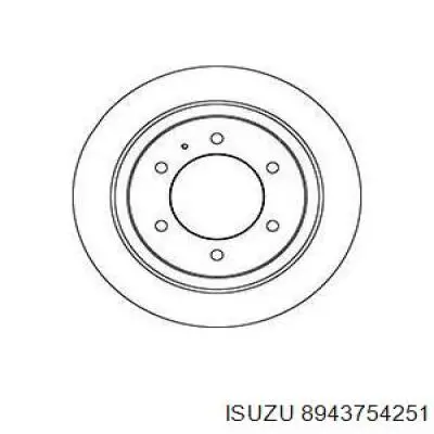 8943754251 Isuzu Дискові гальма