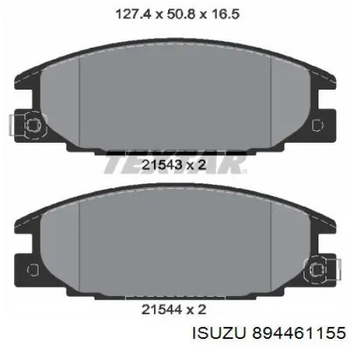 Гальмівні колодки Isuzu 894461155 ціна, від 18.92 USD