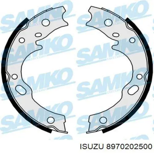 8970202500 Isuzu Гальмівні колодки ручника