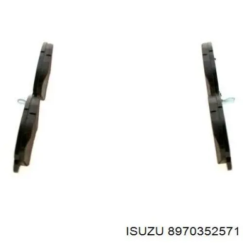 Передні тормозні колодки 8970352571 Isuzu