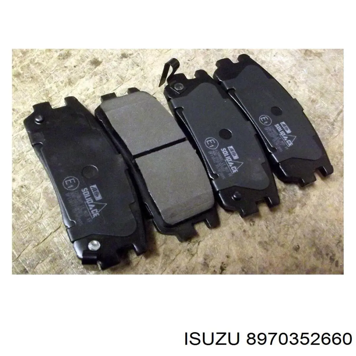 Задні гальмівні колодки Isuzu 8970352660 ціна, від 13.68 USD