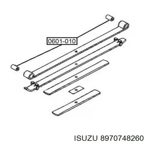 Сайлентблок ресори, задній Isuzu 8970748260 ціна, від 3.50 USD