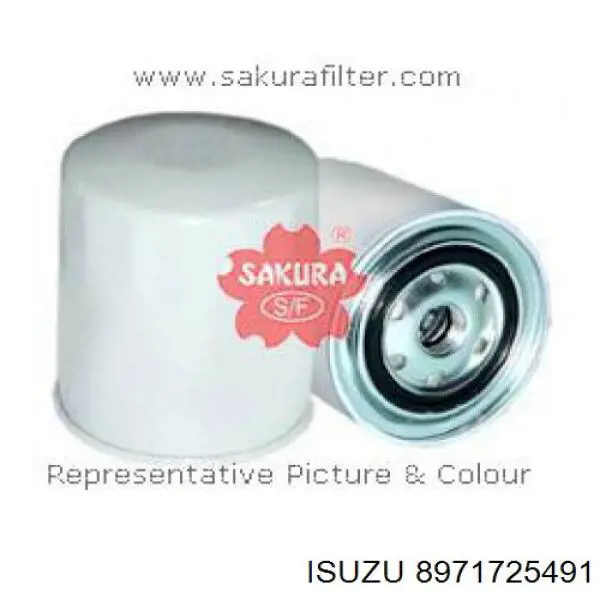 Фільтр тонкого очищення палива Isuzu 8971725491 ціна, від 3.80 USD