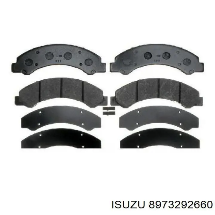 8973292660 Isuzu Колодки гальмівні задні, дискові