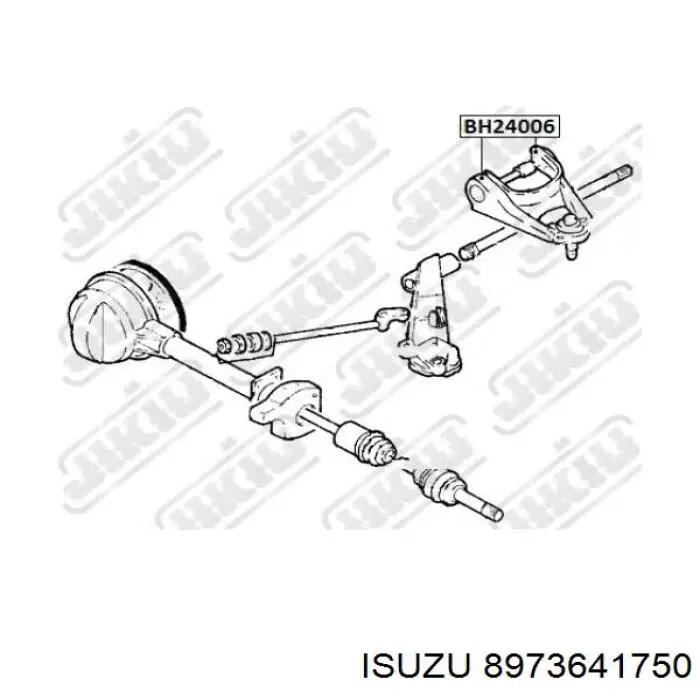 Сайлентблок нижнього важеля передньої підвіски Japan Parts RU943 ціна, від 7.93 USD