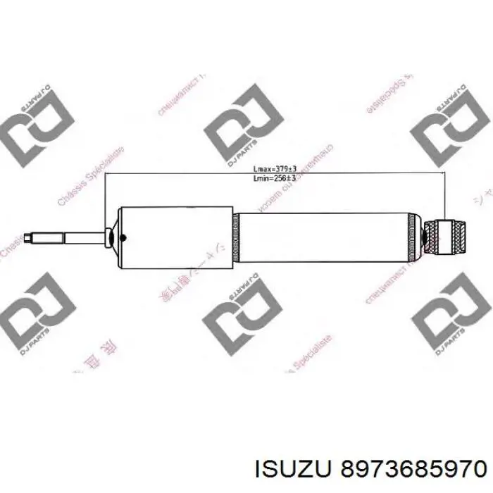 Амортизатор передній 8973685970 Isuzu