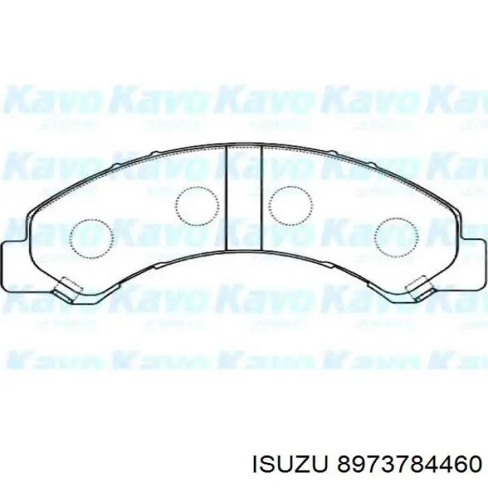8973784460 Isuzu Передні гальмівні колодки
