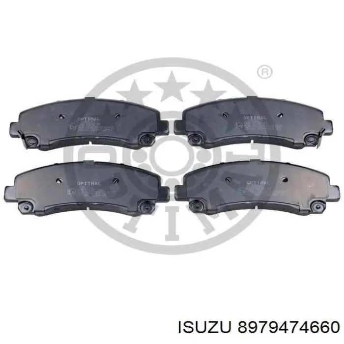 Купити 8979474660 Isuzu Колодки гальмівні передні, дискові
