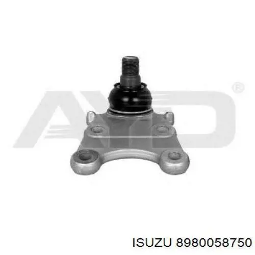 Кульова опора, нижня Isuzu 8980058750 ціна, від 21.60 USD