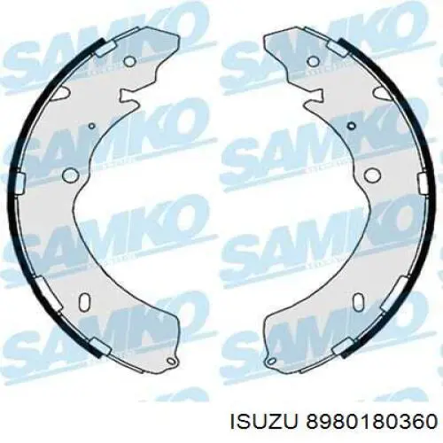 Купити 8980180360 Isuzu Колодки гальмові задні, барабанні