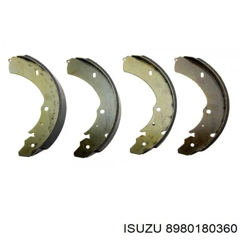 8980180360 Isuzu Колодки гальмівні задні, барабанні