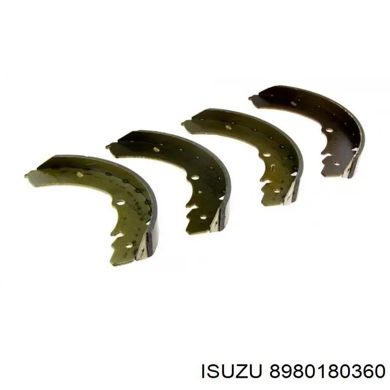 Колодки гальмові задні, барабанні 8980180360 Isuzu