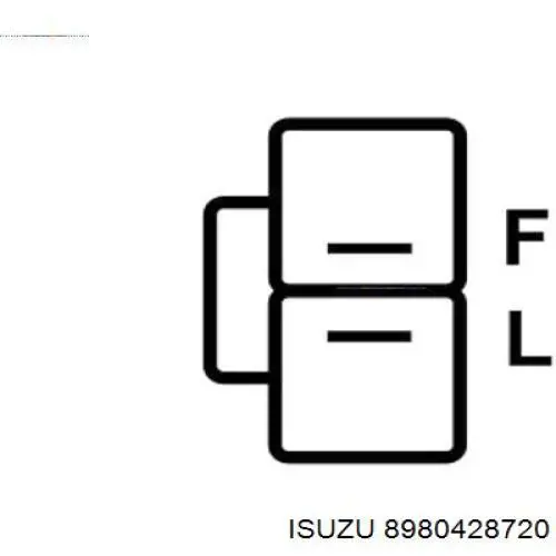 Генератор 8980428720 Isuzu
