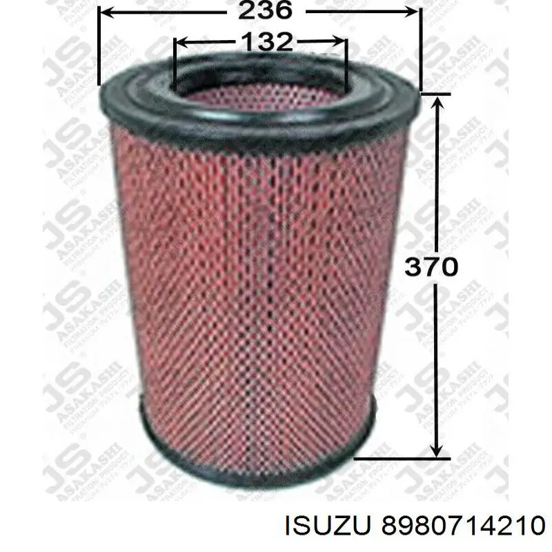 Купити 8980714210 Isuzu Автомобільний фільтр повітря